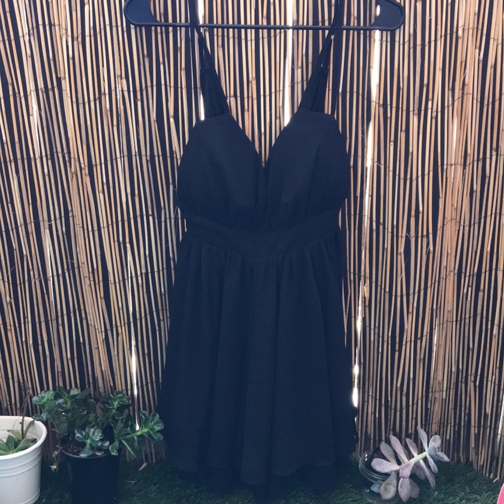 Little black dress.